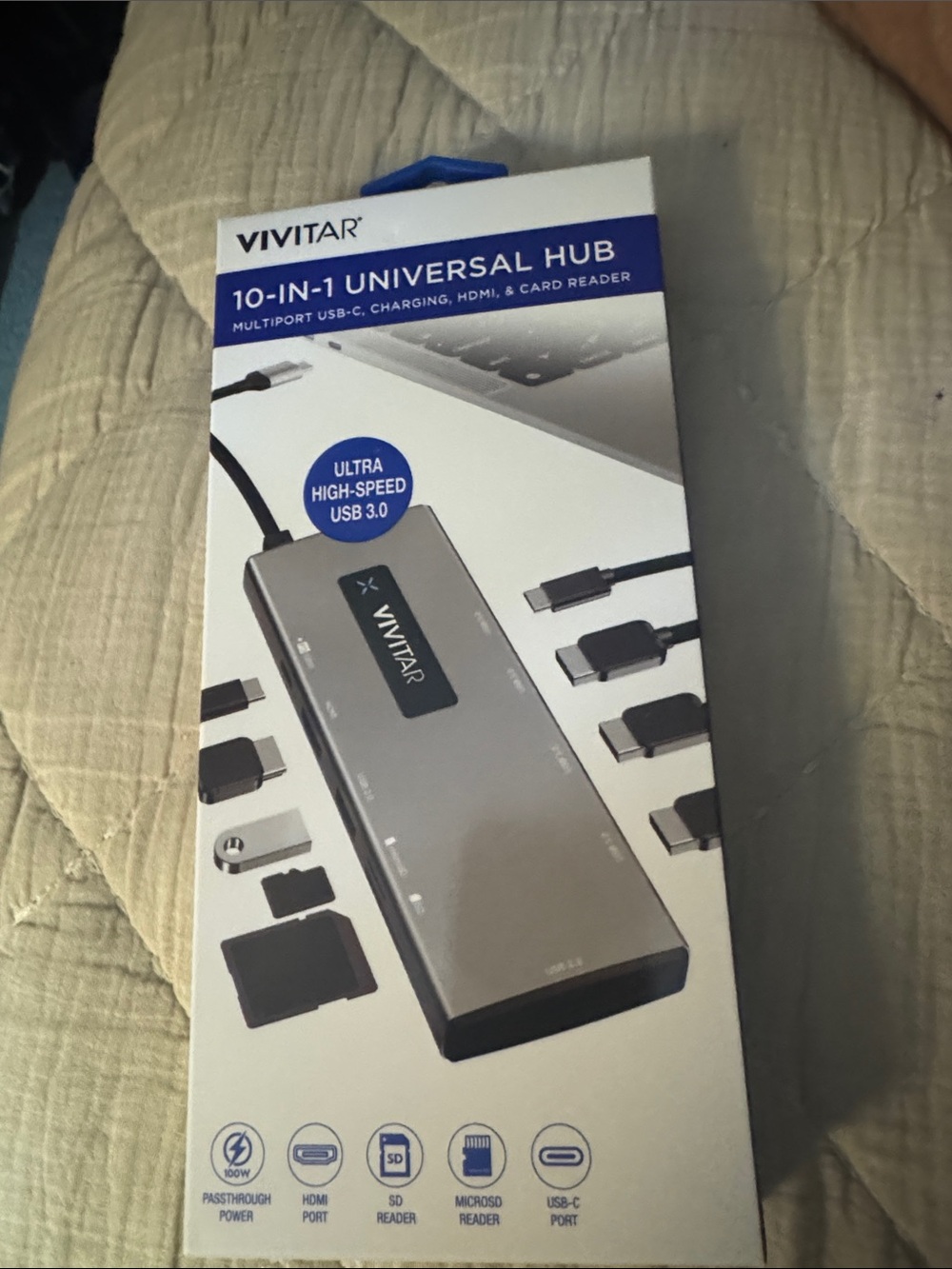 10-in-1 Universal Hub USB-C Adapter - Gray